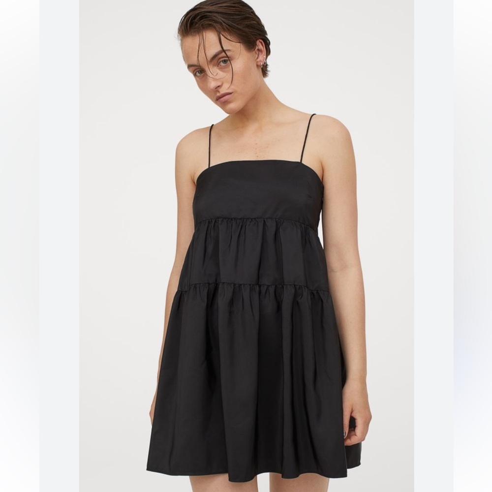 H&M Black Mini Dress